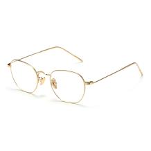 HAN TITANIUM纯钛光学眼镜架HN41040M C4金色（钛鼻托硅胶鼻托随机发货）
