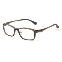 HAN 塑钢时尚光学眼镜架-复古暗棕(HN49411-C2)