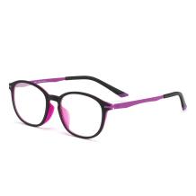 HAN橡胶钛时尚光学眼镜架-黑紫(6012-C3 )