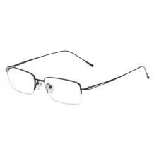 HAN纯钛光学眼镜架-纯黑（J81882-C2-4）