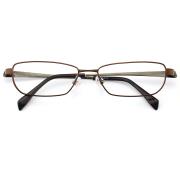 HAN纯钛光学眼镜架D81442-C2-9哑棕色