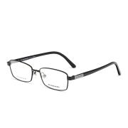 BURBERRY钛合金框架眼镜0BE1287TD 1001  55 黑色