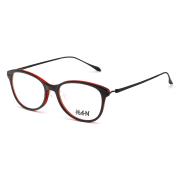 HAN 板材光学眼镜架-黑酒红(HD4871-F06)