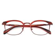 HAN纯钛光学眼镜架HD49116-F06激情深红