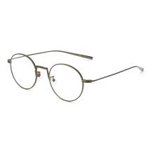 HAN不锈钢光学眼镜架-哑金色(HD49212-F18)