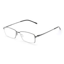 HAN不锈钢光学眼镜架-低调枪色(HD49220-C3)