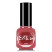 sweetcolor微光疗指甲油12ML绯红色 S281