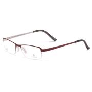 CREDIT纯钛眼镜架U502-C6红