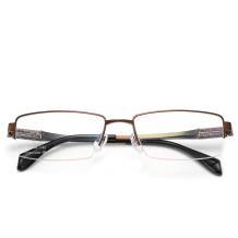 HAN纯钛光学眼镜架J81554-C9深棕色