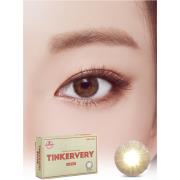 LensVery Tinkervery系列彩色隐形眼镜季抛1片装-巧克力色
