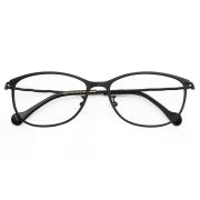 HAN纯钛光学眼镜架HD49112-F01经典纯黑