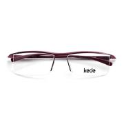 Kede时尚光学眼镜架Ke1421-F06  红色