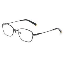 HAN合金光学眼镜架-经典亮黑(HN49363-C01)