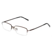 HAN纯钛光学眼镜架-棕色(HN49366-C02)