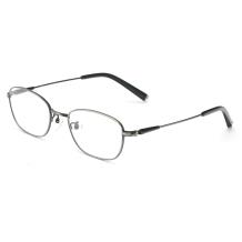 HAN合金光学眼镜架-复古哑银(HN49363-C03)