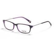Kede时尚光学眼镜架Ke1441-F08  黑紫色