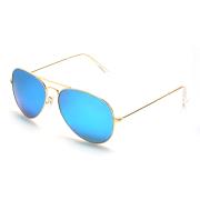HAN RAZR-X9不锈钢防UV太阳眼镜-金框蓝色片(HN52016L-C3)