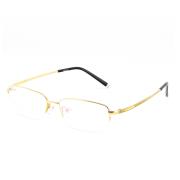 HAN纯钛光学眼镜架J81886-C1炫酷金色