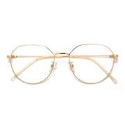 HAN COLLECTION光学眼镜架不锈钢HN45021S C3 金色/金框