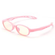 HAN OMO TR90全天候儿童防蓝光护目眼镜-糖果粉(HN32000 C1/S)平光