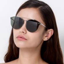 HAN RAZR-X9金属防UV太阳眼镜-银框浅绿片(HN51003M C1)