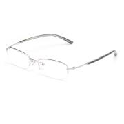 HAN纯钛光学眼镜架-时尚亮银(HD49161-F09)
