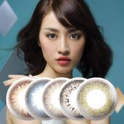 日本Femii 妃蜜莉彩色月抛隐形眼镜6片装-拿铁咖棕