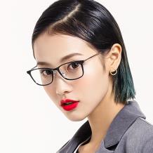 HAN时尚光学眼镜架HD3505-F02 哑黑色