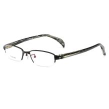 HAN纯钛光学眼镜架-经典纯黑(E8519-C2-4)