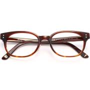 HAN时尚光学眼镜架A6016-C2 红褐色