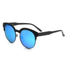 HAN RAZR-X9不锈钢偏光太阳眼镜-黑框蓝色片(HN52012L C2)
