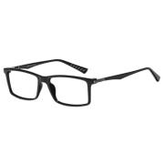 HAN MEGA-TR钛塑近视眼镜架-亮黑(HD3306-F01)