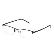 HAN不锈钢光学眼镜架-经典哑黑（HD49319-F01 ）