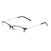 HAN MEGA-TR钛塑不锈钢光学眼镜架-复古棕色(HD49203-F04)