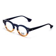KD时尚光学眼镜架KD1525-C3  上蓝色+下咖啡色
