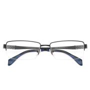 HAN纯钛光学眼镜架J81554-C2-4哑黑色