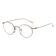 HAN COLLECTION不锈钢光学眼镜架-棕红(HN42035 C3/M)