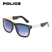 POLICE太阳眼镜SPL015G 57700B黑框蓝色片