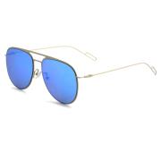 HAN RAZR-X9不锈钢防UV太阳眼镜-银框蓝色片(HN52007L C2)
