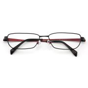 HAN纯钛光学眼镜架D81442-C2-4哑黑色