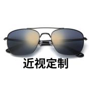 HAN不锈钢光学眼镜架-哑黑近视框(JK5904-C4)