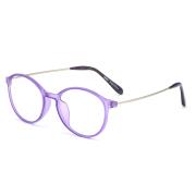 HAN塑钢时尚光学眼镜架-哑紫色(HD4881-F08)