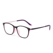 HAN 橡胶钛时尚光学眼镜架-紫粉色(6015-C5)