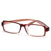 EYELUCY TR90记忆板材眼镜架DS1001-棕色