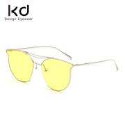 KD时尚太阳镜KD2808-S13黄