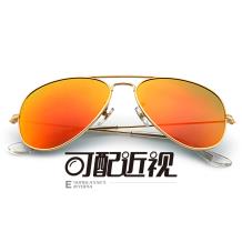 HAN不锈钢太阳眼镜架-金框(JK59312L-C3)大号（适配-4.00以内光度）