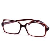 EYELUCY TR90记忆板材眼镜架DS012-棕色