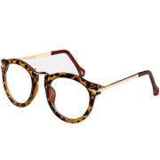 HAN时尚潮款防辐射蓝光眼镜架-豹纹色(HD2624-C4)