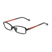 HAN MEGA-TR钛塑光学眼镜架-亮黑色(HN48393-C01)