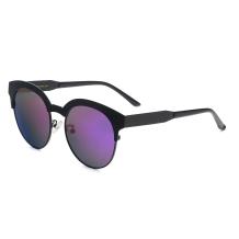 HAN RAZR-X9不锈钢偏光太阳眼镜-黑框紫色片(HN52012L C3)